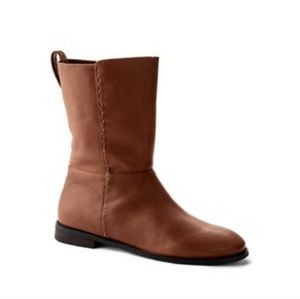 Lands' End Slouch Leather Boots